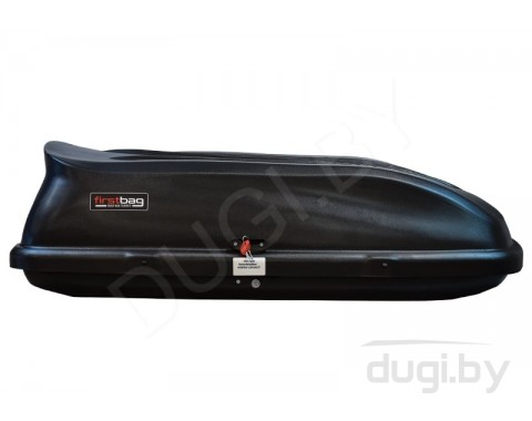 AUDI Q7 4L 2005-2015 автобокс (370л) на крышу FirstBag 370LT J370.011 (135x85x44 см) цвет черный матовый
